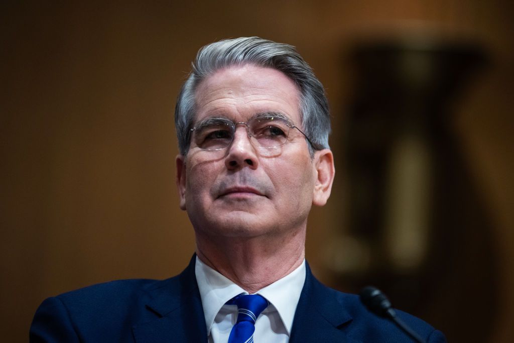 Scott Bessent, President-elect Donald Trump's nominee to be Treasury secretary, testifies during his Senate Finance Committee confirmation hearing in Dirksen building on Thursday, January 16, 2025. 