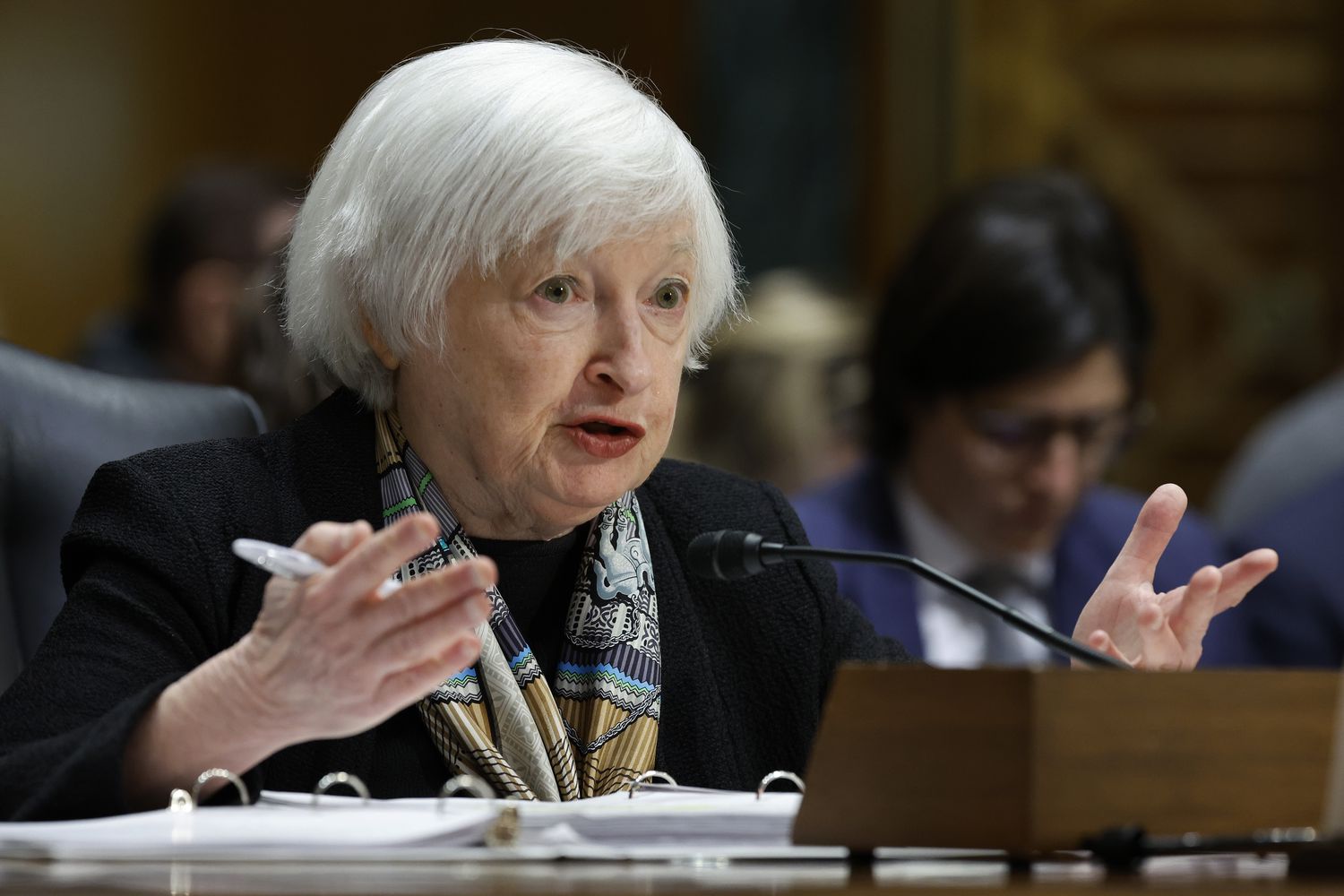 U.S. Treasury Secretary Janet Yellen speaks publicly 