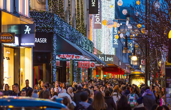 Image of Christmas shopping