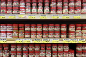 McCormick spices are displayed at a store. 