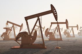 Oil derricks