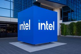 Intel signage.
