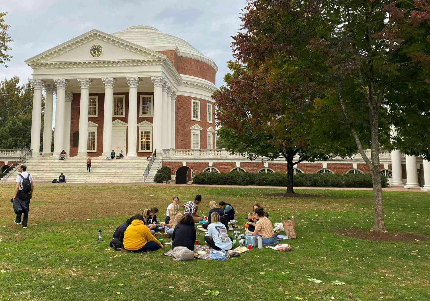 The University of Virginia campus is seen on October 12, 2022 in Charlottesville, Virginia.
