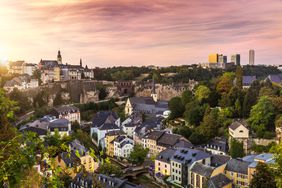 The city of Luxembourg