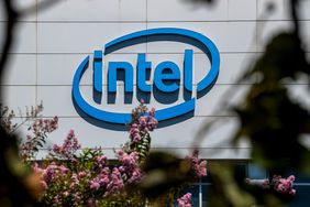 Intel signage.
