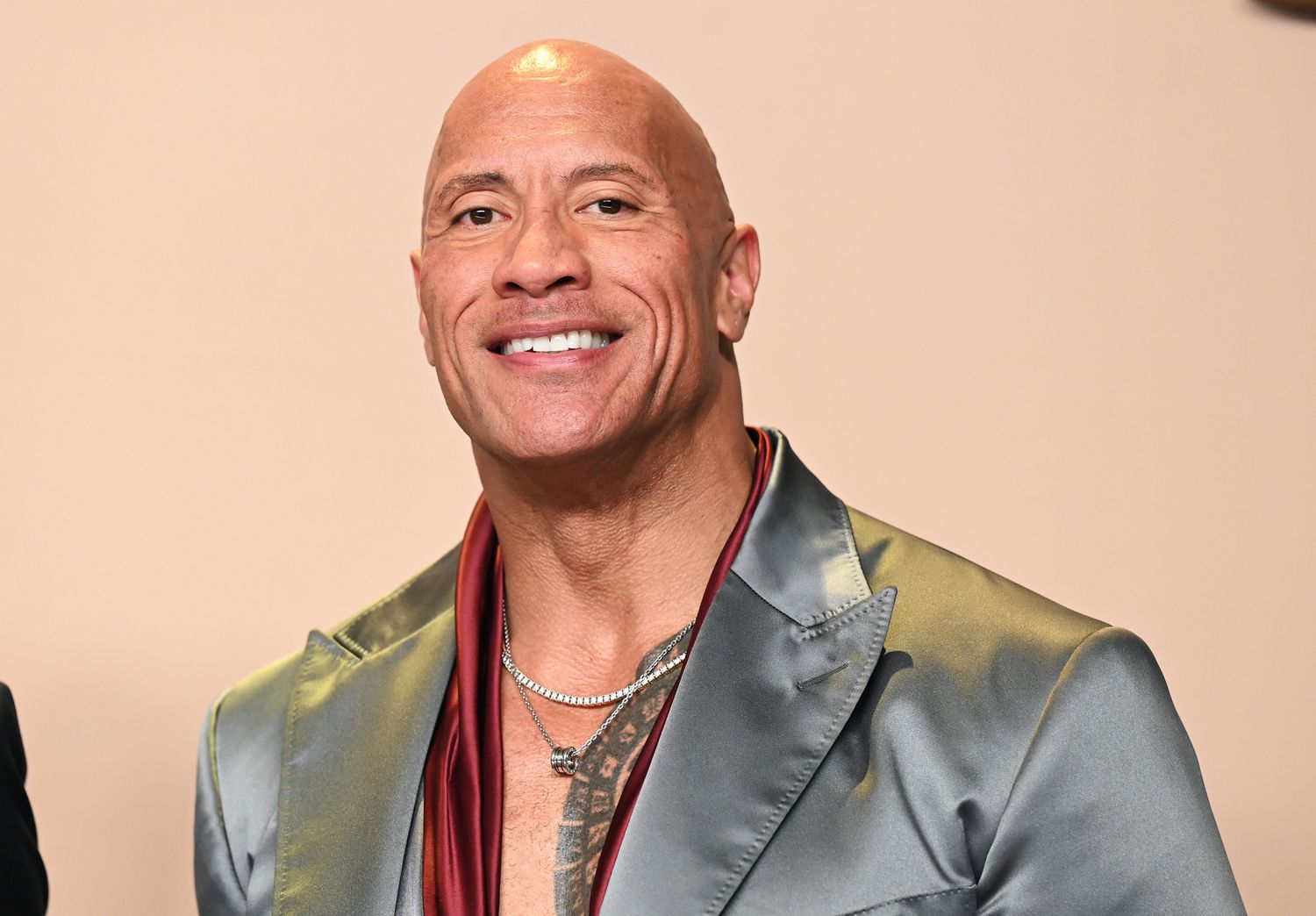 Dwayne Johnson at the Academy Awards in March 2024