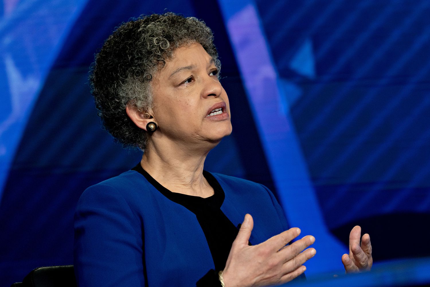 Susan M. Collins, president of the Federal Reserve of Boston, speaking on March 31, 2023, on Bloomberg Television