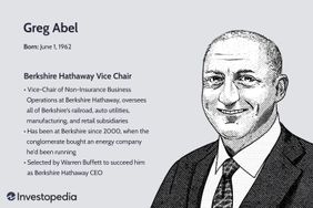An illustration of Greg Abel, Berkshire Hathaway vice chair