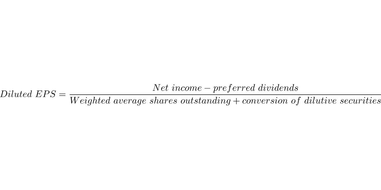 Diluted EPS formula