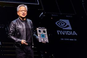 Nvidia CEO Jensen Huang speaks at an event in Taipei, Taiwan, on June 2, 2024.