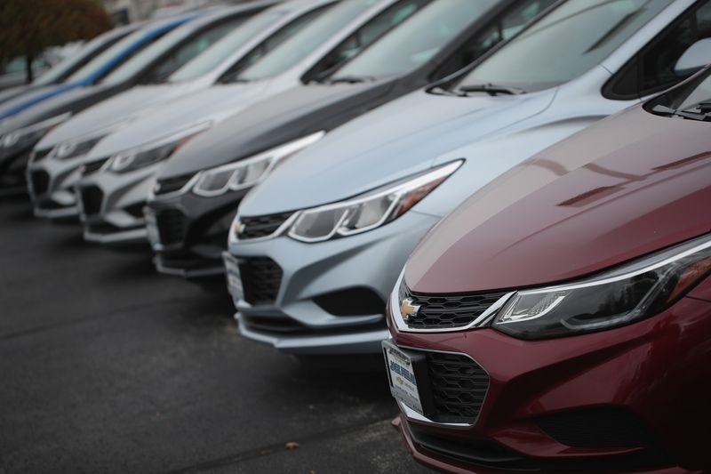  Chevrolet Cruze cars are offered for sale at Jack Phelan Chevrolet on October 25, 2016 in Lyons, Illinois. The compact car was discontinued in 2019. 