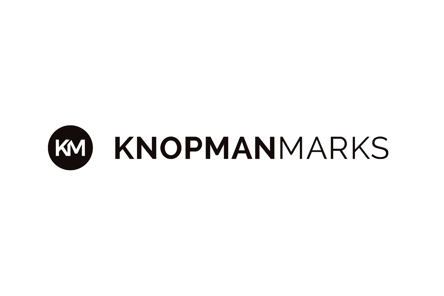 Image shows Knopman Marks' logo against a white background.