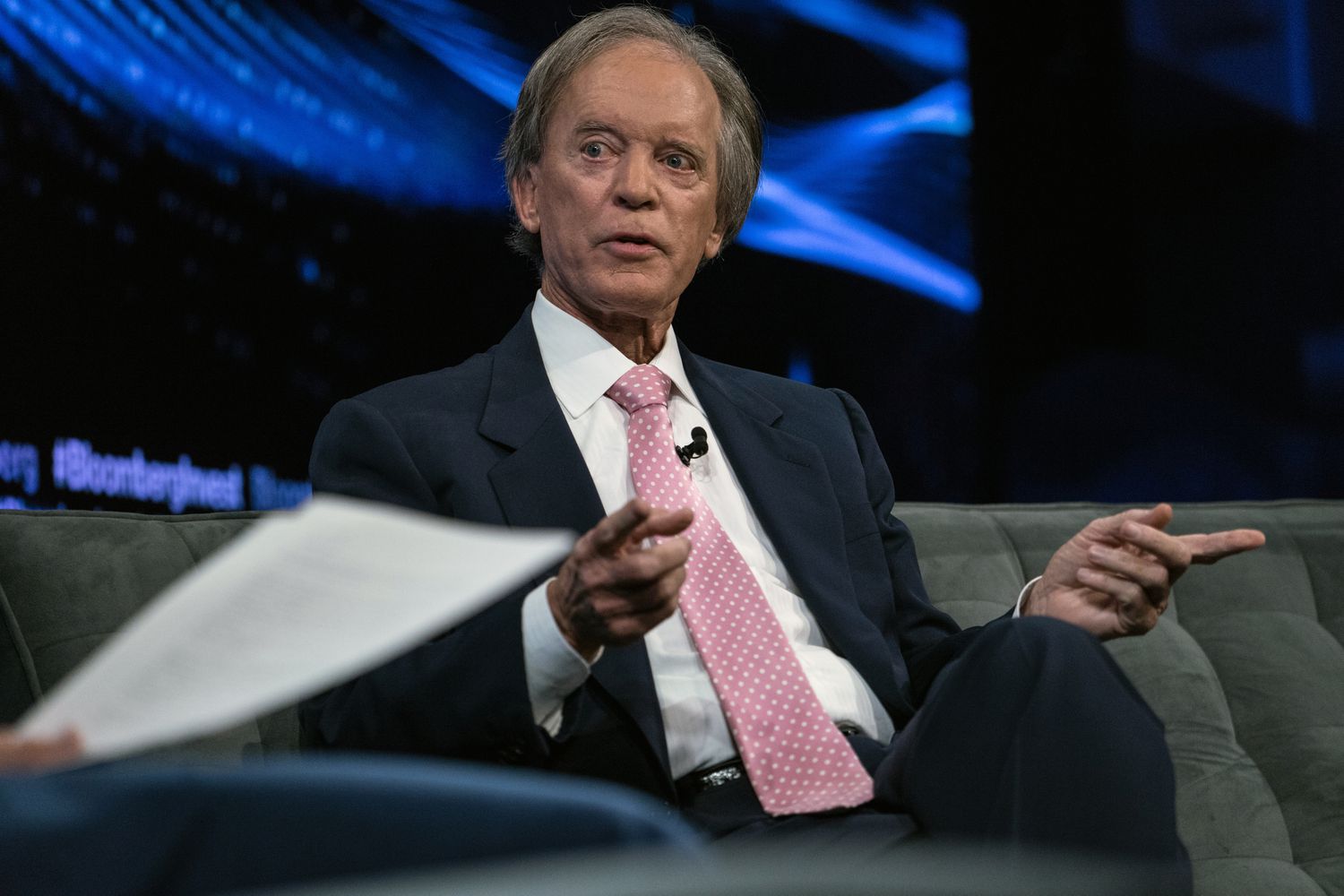 Bill Gross, fund manager of Janus Capital Management LLC, speaks during the Bloomberg Invest Summit in New York, U.S., in June 2017.