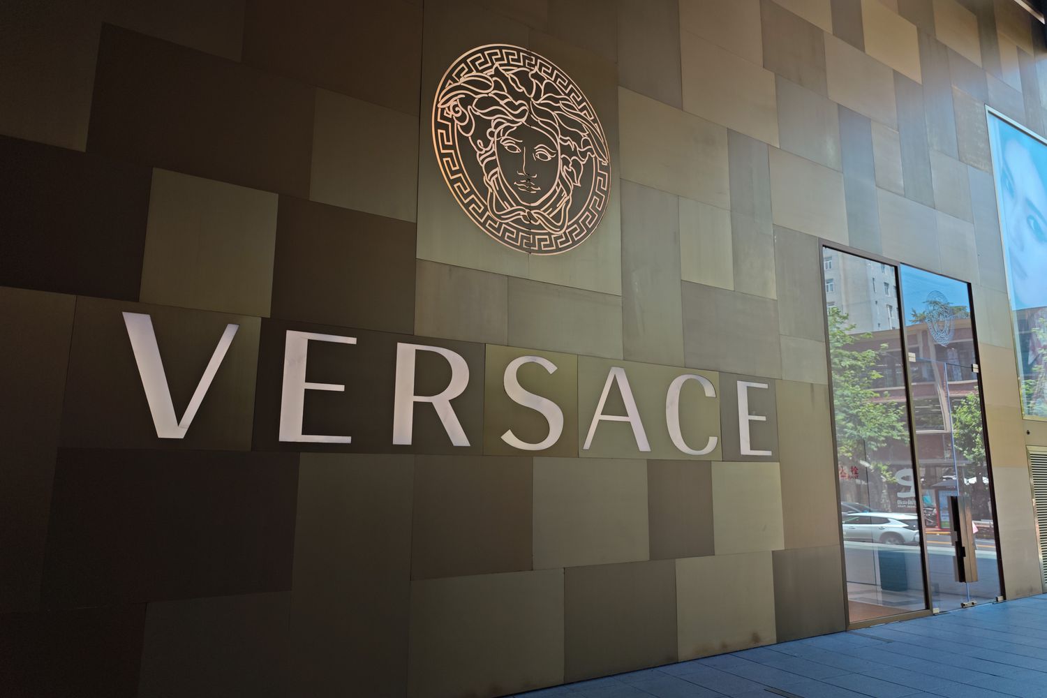A Versace store 