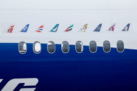 Boeing 777X flight test aircraft