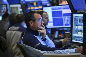 Traders on the floor of the New York Stock Exchange late last month. 