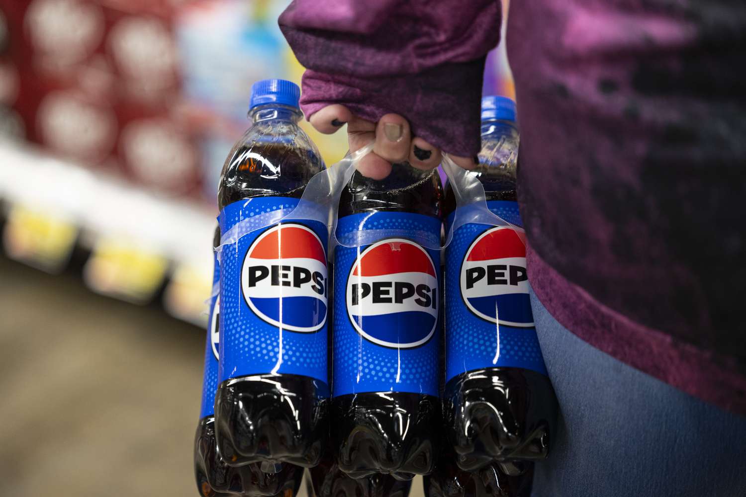 Pepsi bottles