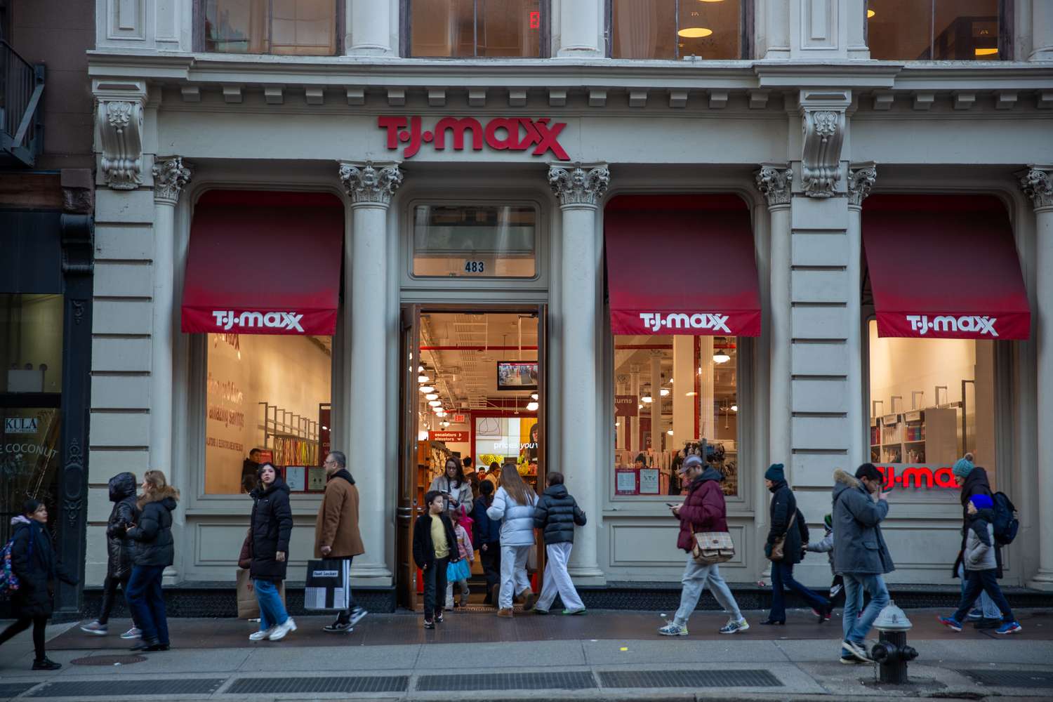 A T.J. Maxx store in New York