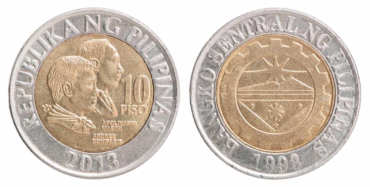 Philippine peso coin
