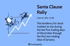 Santa Claus Rally: The tendency for stock markets to rise during the last five trading days of December through the first two trading days of January.