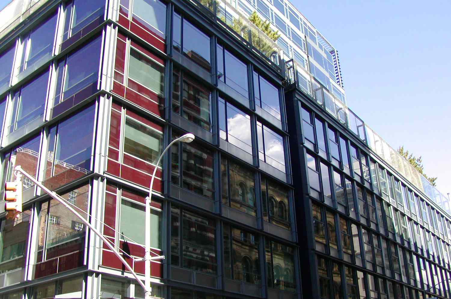 Industrial-looking apartment building at 40 Mercert St. in NYC