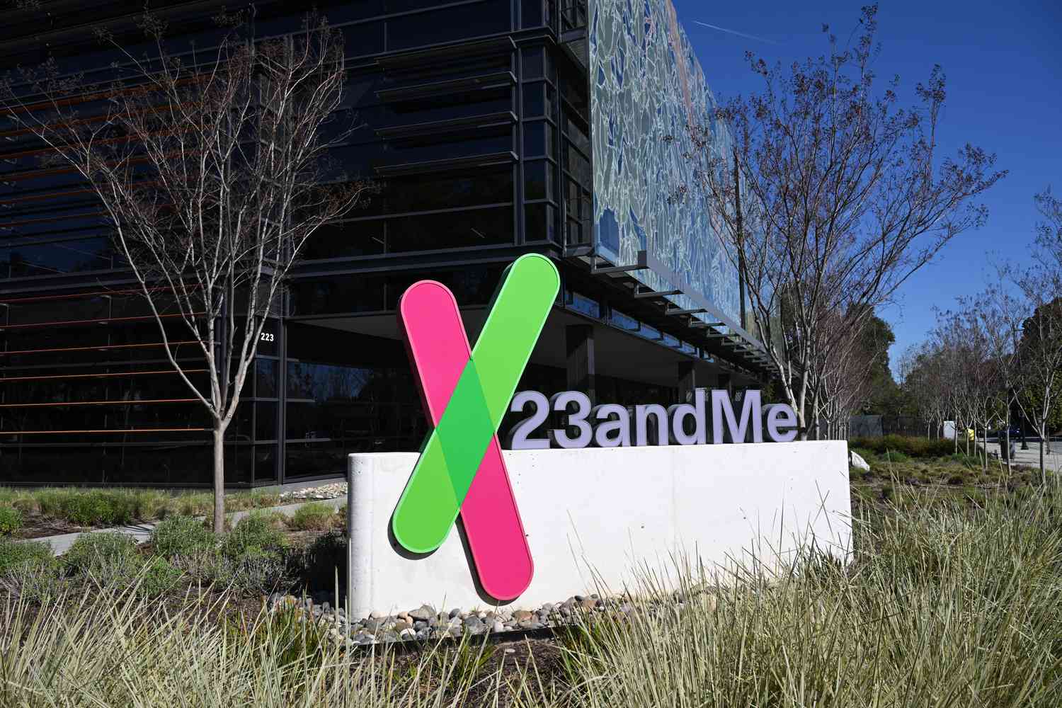 Exterior of 23andMe headquarters.