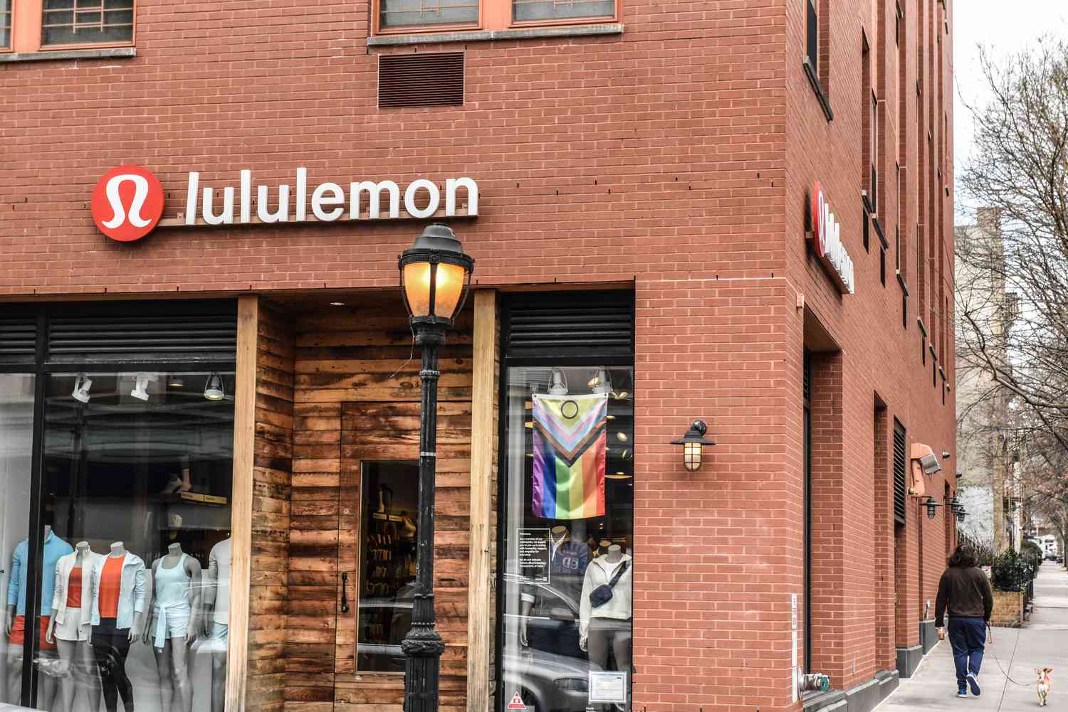 Lululemon store on a streetcorner in New York