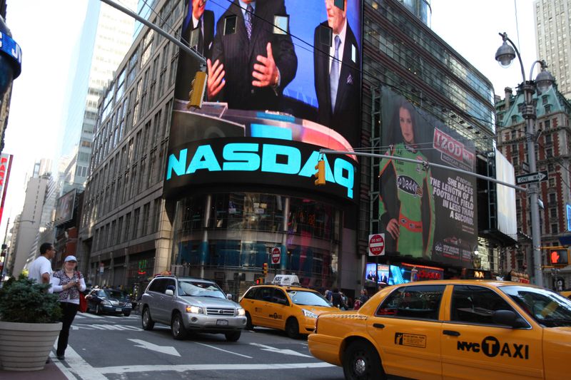 Street view of the NASDAQ building