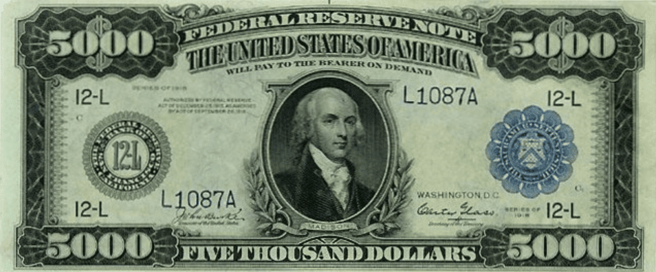 $5,000 Bill