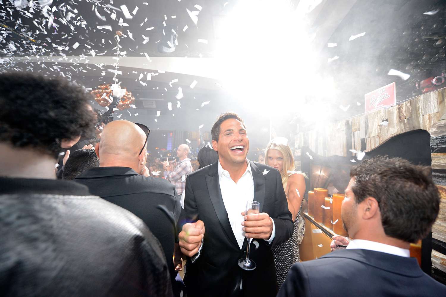 'Girls Gone Wild' founder Joe Francis celebrates Scott Disick's 30th birthday at Hyde Bellagio at the Bellagio over Memorial Day weekend on May 26, 2013 in Las Vegas, Nevada.