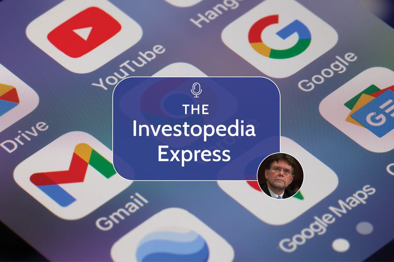 Phone screen with Google apps