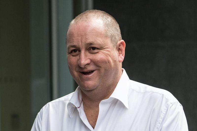 Owner of Sports Direct and Newcastle United, Mike Ashley.