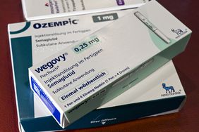 Wegovy, Ozempic, and Mounjaro boxes