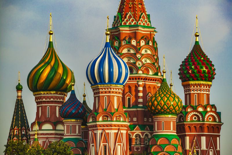 Iconic image of Russian buildings