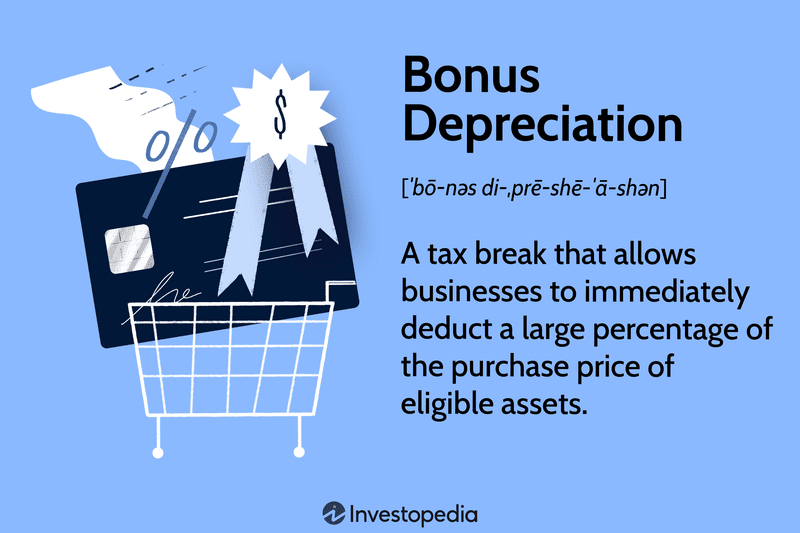 Bonus Depreciation: A tax break that allows businesses to immediately deduct a large percentage of the purchase price of eligible assets.