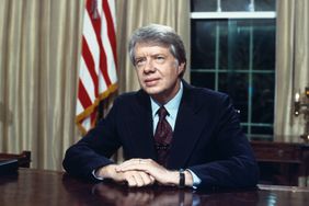 Former President Jimmy Carter in the White House. 