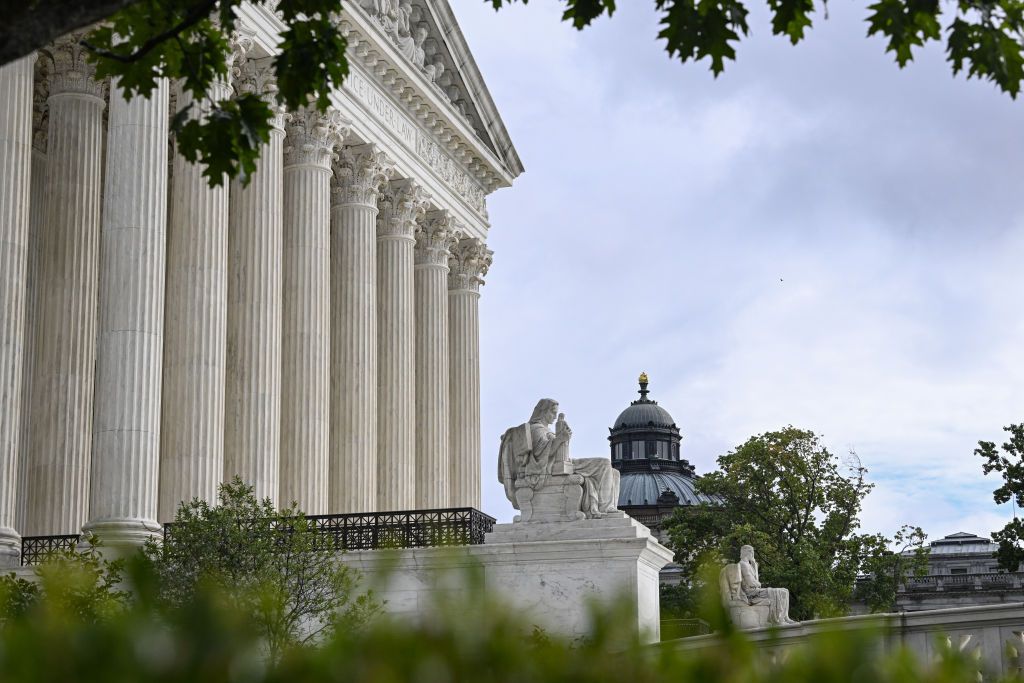 The Supreme Court of the United States building is seen in Washington D.C., United States on September 24, 2023.