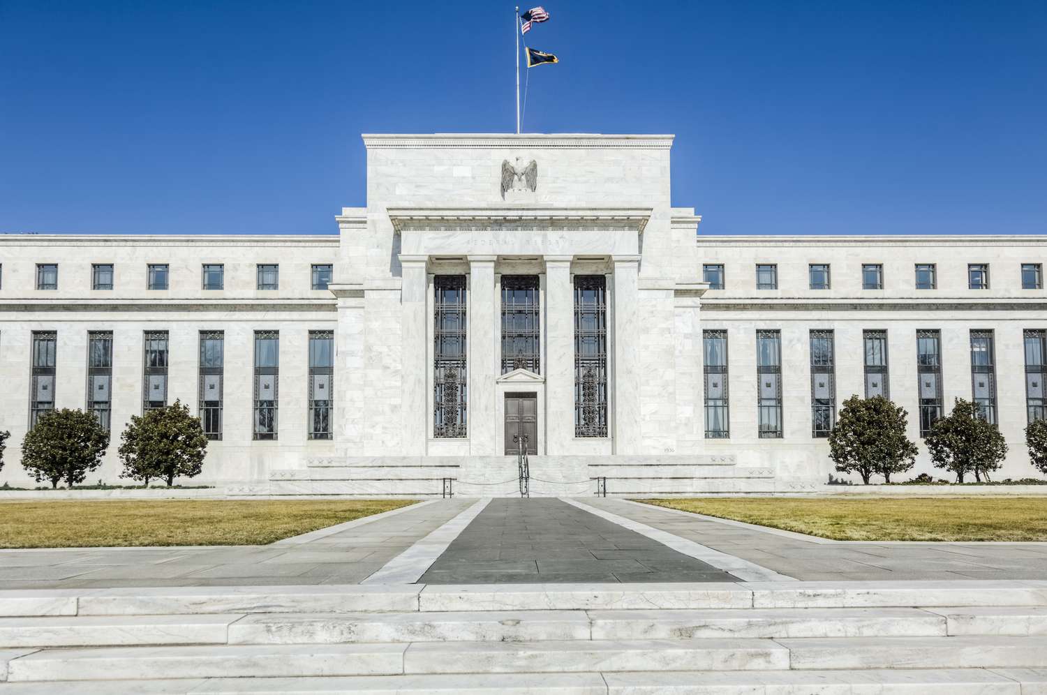 United States Federal Reserve Bank on Constitution Avenue in Washington, DC.