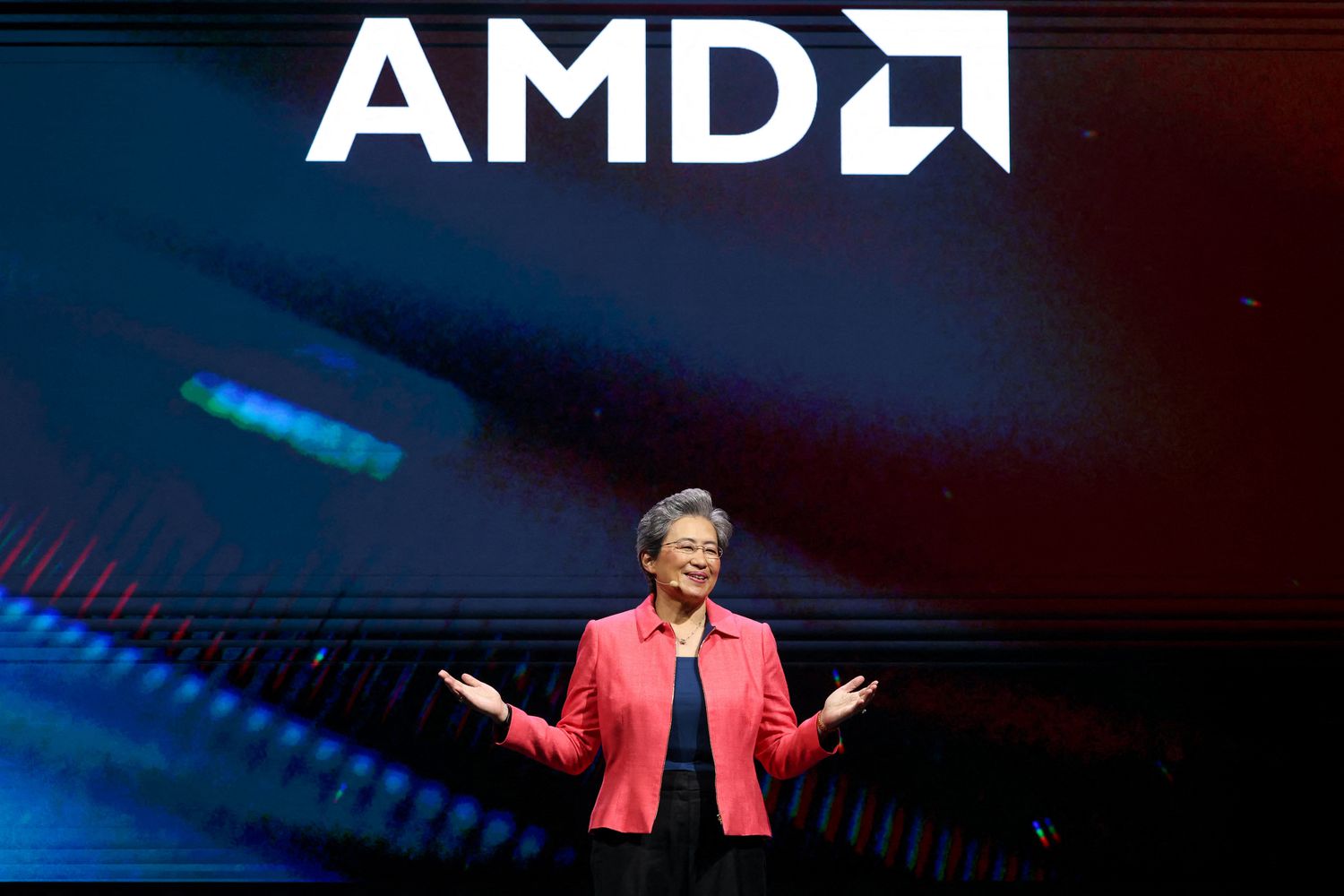 AMD CEO Lisa Su at Computex 2024 in Taipei on June 3, 2024.