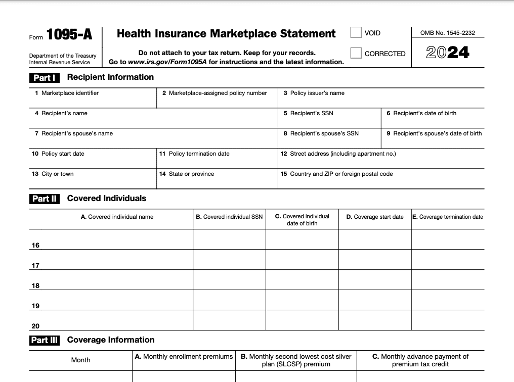 Form 1095-A