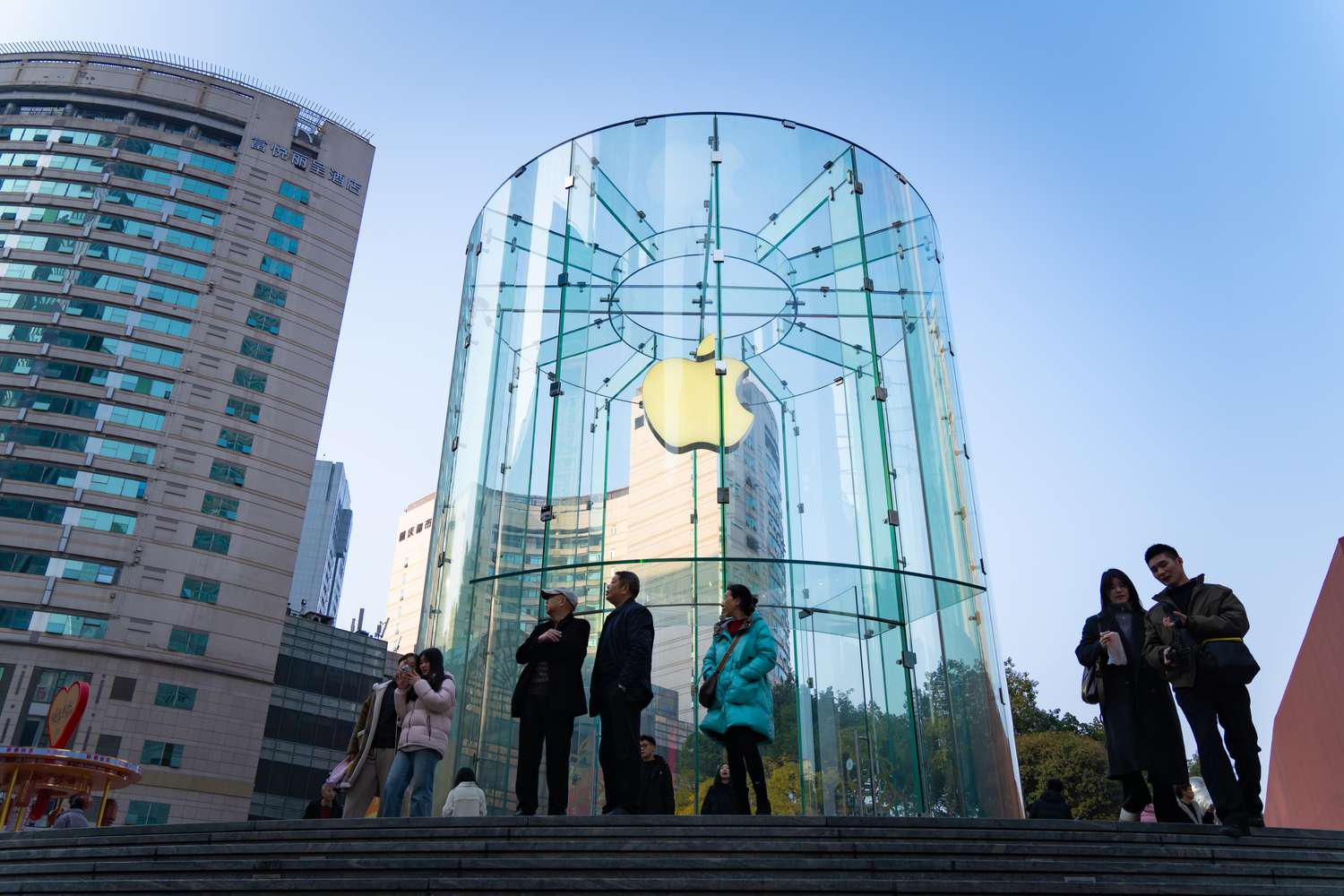 An Apple store in Chongqing, China.