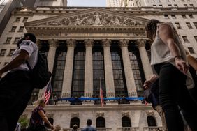 The facade of the New York Stock Exchange.