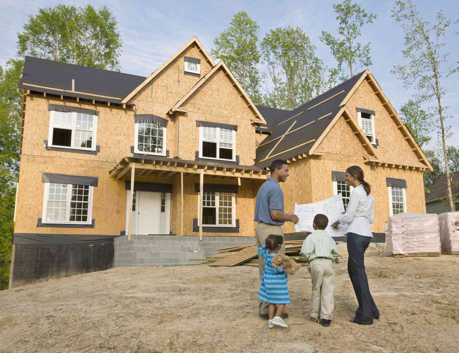 Single-Family Home Under Construction