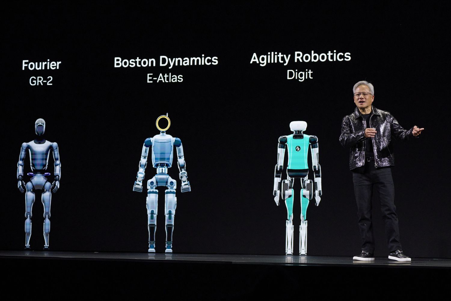 Nvidia CEO Jensen Huang speaks during the 2025 CES consumer electronics trade show in Las Vegas, on Jan. 6, 2025. 