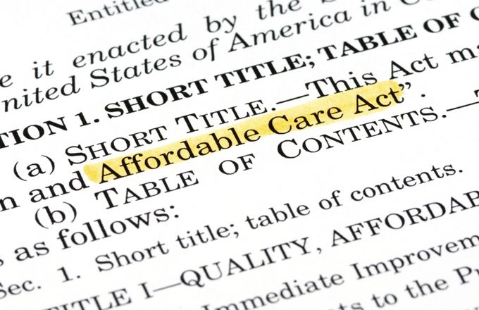 Text from Affordable Care Act law