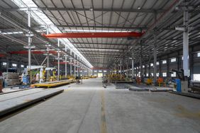 An empty warehouse space is ready for a new occupant to use.