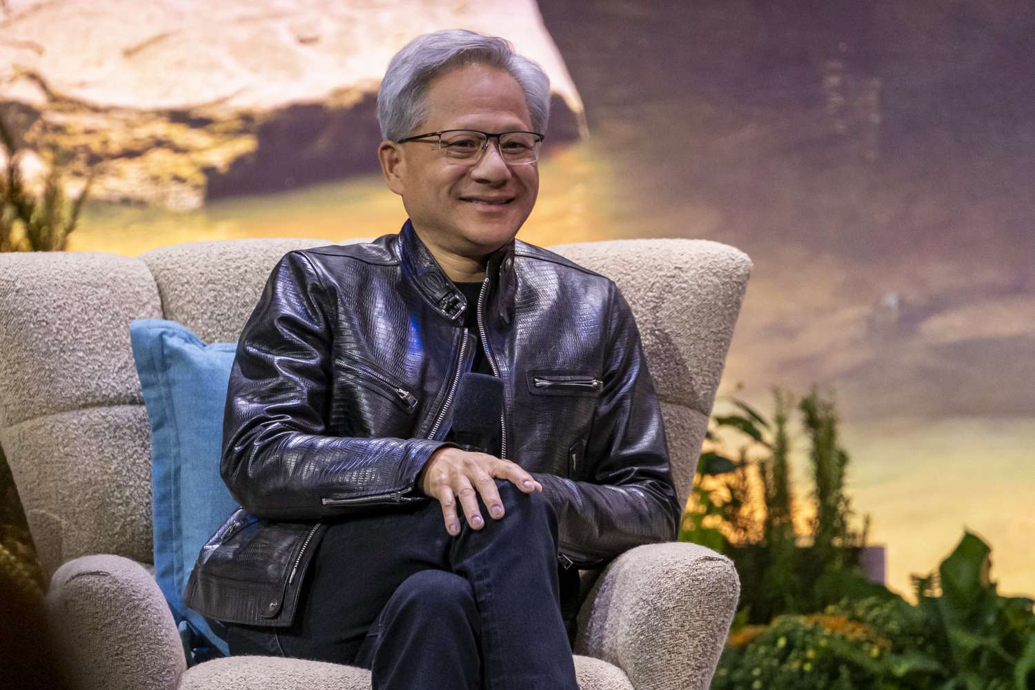 Nvidia CEO Jensen Huang at the 2024 Dreamforce conference in San Francisco, California on Sept. 17, 2024