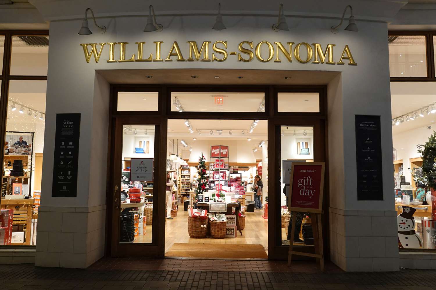 A Williams Sonoma store at Fashion Valley in San Diego, California. 