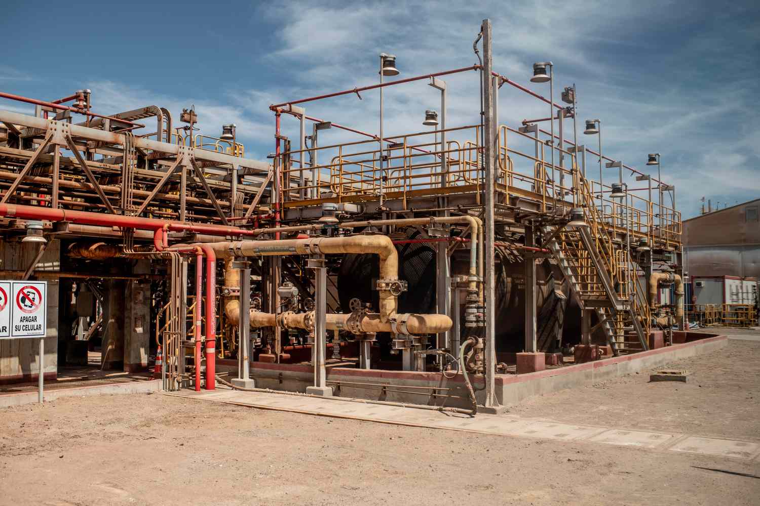The Albermarle Corp. lithium processing facility in Antofagasta, Chile.