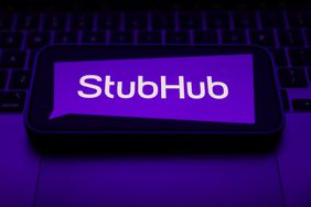 StubHub logo displayed on a phone screen